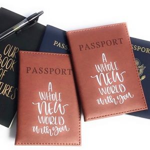 Aladdin whole new world with you passport holders